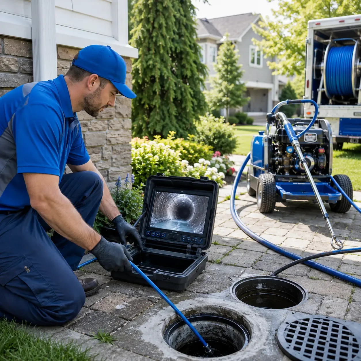 Outdoor drain cleaning professionals serving Cherokee, TX